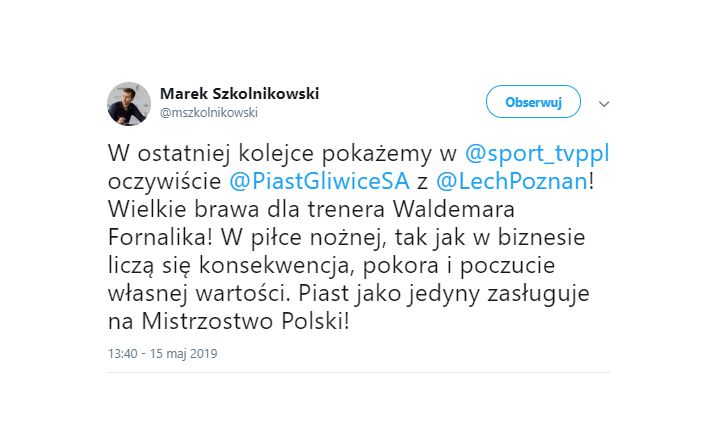 TVP wybrało mecz Ekstraklasy, który pokaże na otwartym kanale!